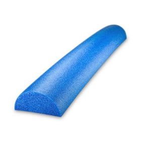PE Foam Roller, Blue, Half Round, 6" x 36"