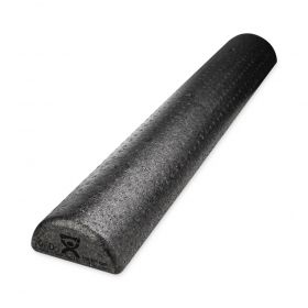 Extra-Firm Composite Foam Roller, Black, Half Round, 6" x 36"