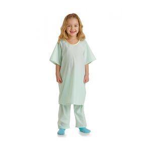 Pediatric Pajama Gown, Green, Size M