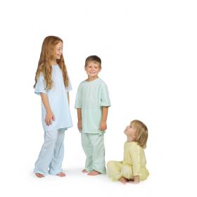 Comfort Knit Pediatric Pajama Pants, Blue, Size L