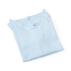 Comfort Knit Pediatric IV Gown, Blue, Size L