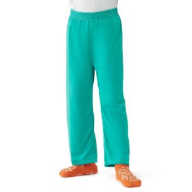 Pediatric Pants with Elastic Strips, Green, Size M