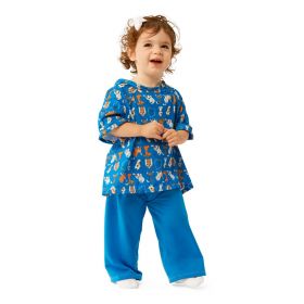 Pet Parade Pediatric PJ Pants, Dark Blue, Size XL