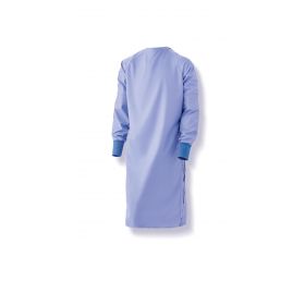Blockade Reusable Cover Gown, 2-Ply, Ceil Blue, Ties at Neck and Back, Size M