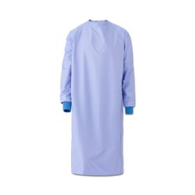 Blockade Reusable Cover Gown, 2-Ply, Ceil Blue, Snaps at Neck and Back, Size L