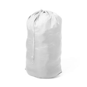 Nylon Hamper Bag with Drawcord, 18", White, 2 Dozen