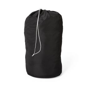 Nylon Hamper Bag with Drawcord, 18", Black, 2 Dozen