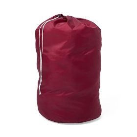 Nylon Hamper Bag with Drawcord, 18", Burgundy, 2 Dozen