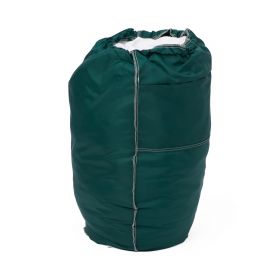 Nylon Hamper Bag with Flip Top and Elastic Closure, 18", Forest Green, 2 Dozen