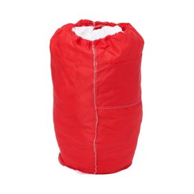Nylon Hamper Bag with Flip Top and Elastic Closure, 18", Red, 2 Dozen