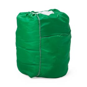Nylon Hamper Bag with Flip Top and Elastic Closure, 25", Kelly Green, 2 Dozen