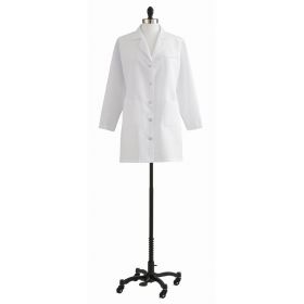 Women's Classic Staff-Length Lab Coat,White,Size 34 MDT11WHT34E