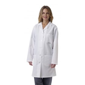 Women's Silvertouch Staff-Length Lab Coat, Size 36 nimmed