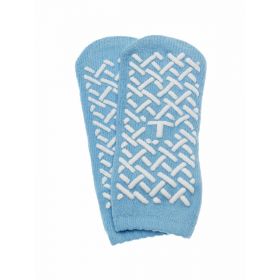 Single-Tread Patient Slippers, Teal, Toddler