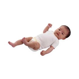 Baby Slipover Short Sleeve Shirt, White, 3 Month