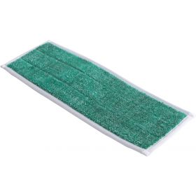 Micromax Microfiber Dust / Dry Mop, Green with White Trim, 18"