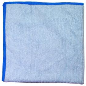 Microfiber Cleaning Cloth, 16"x 16", Lightweight, Light Blue