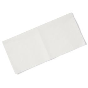 Disposable Nonwoven Wipes, White, 13.75" x 12"