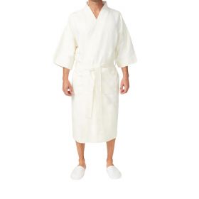 Microfiber Patient Robe, White, One Size Fits Most