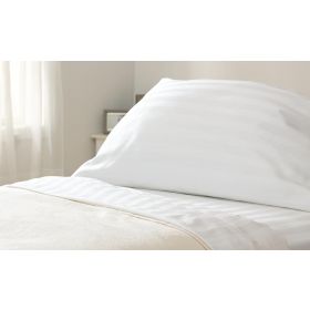 T250 Pillowcase, 1" Stripe, White, 42" x 36"