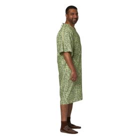 PolyBright IV Patient Gown, Cascade Green, One Size Fits Most