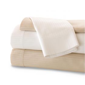 Feels-Like-Home Premium Reversible Sateen Pillowcase, T300, White, 42" x 36"