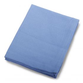 Reusable O. R. Towel,Highly Absorbent,100% Cotton,Ceil Blue,18" x 29"