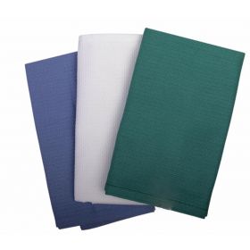 Reusable O. R. Towel,100% Cotton,Ceil Blue,18" x 31"