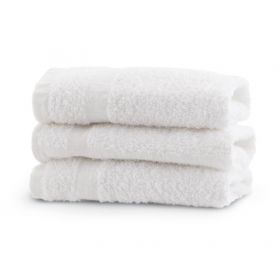 Basic 100% Cotton Washcloth, White, 12" x 12", 0.7 lb./Dz., 100 Dz.