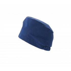 Reusable Surgical Cap, Elastic-Back, Navy, 5.75" W x 12.75" L (14.6 cm x 32.4 cm)
