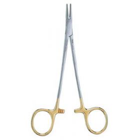 Integra Miltex Crile-wood Needle Holder 5-7/8", Serrated Jaws, Quick Release, Tungsten Carbide