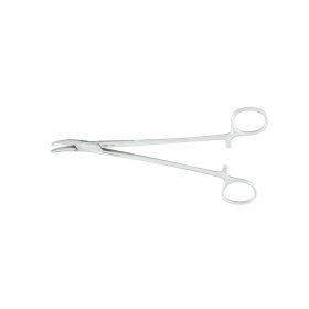 Integra Miltex Heaney Needle Holder 8", Curved, Serrated Jaws