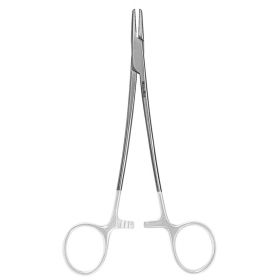 MeisterHand Crile-Wood Needle Holder, Serrated, Tungsten Carbide Jaws, 6" L