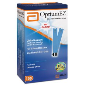 Optium EZ Glucose Test Strips, 100-Pack