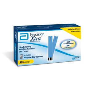 Precision Xtra Glucose Test Strips, 50-Pack