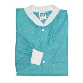Disposable Lightweight Lab Coat, Teal, 3XL