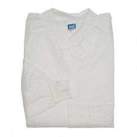 Disposable Lightweight Lab Coat, White, 3XL