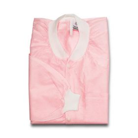Lightweight Lab Jacket, Light Pink, Size S, 10 Jackets / Pack