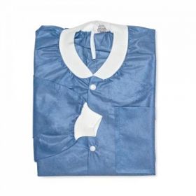 Disposable Lab Jacket, Ceil Blue, Size M
