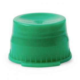 Polyethylene Snap-Style Test Tube Cap for 12 or 13 mm Tubes, Green, 20, 000/Case