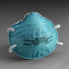 3M Health Care Particulate Respirator and Surgical Mask, N95, Small ,MMM1860SH