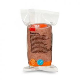 Coban Self-Adherent Wrap, Nonsterile, Tan, 3" x 1.6 yd. (7.5 cm x 1.5 m) Stretched Length