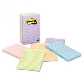 Post-it Marseille Colored 4" x 6" Ruled 100-Sheet Adhesive Notes