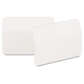 Angled Tabs, White, 2" x 1.5", 50/Pack