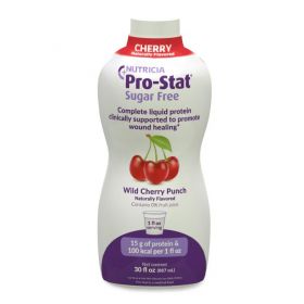 Pro-Stat Sugar-Free Liquid Protein Nutrition Supplement, Wild Cherry Punch, 30 oz.