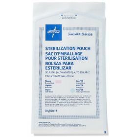 Steam and Gas Self-Seal Sterilization Pouch, 7.5" x 13"