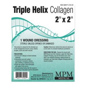 Triple Helix Collagen Wound Dressing, Square, 2" x 2"