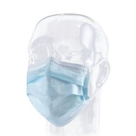 High Filtration Procedure Face Mask with Ear Loops, Blue