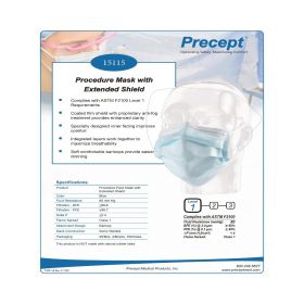 High Filtration Procedure Face Mask with Extended Shield