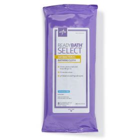 ReadyBath SELECT Medium-Weight Washcloth, Antibacterial, Fragrance Free, 8/Pack